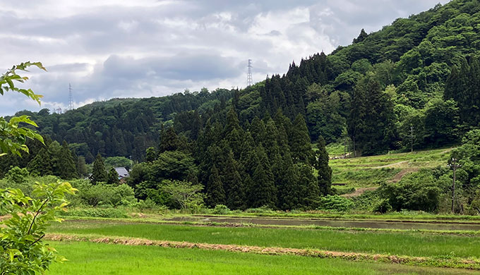 南砺市の里山 © 歌川学